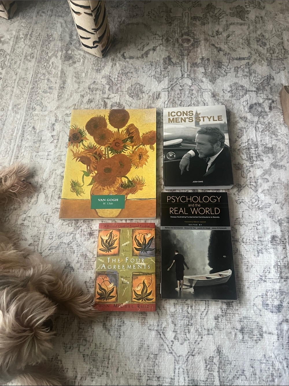 MCM Coffee Table Book Bundle- Icons of Style, Psychology, Van Gogh Art, etc